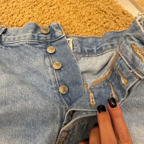 We The Free Light Blue Denim Shorts - Picture 3 of 4